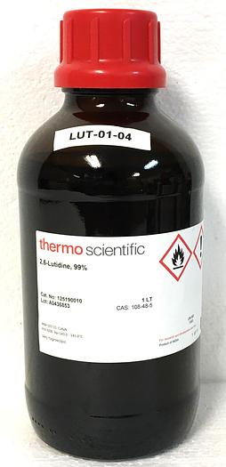 New Thermo Scientific 125190010 2,6-Lutidine - 99% (1L)