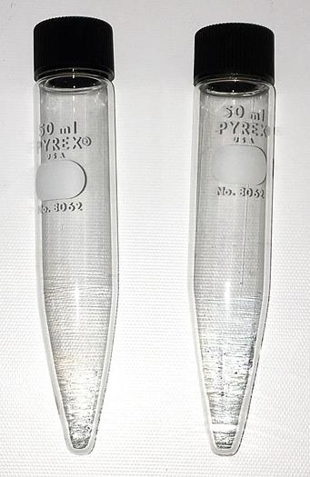 Used Corning PYREX 8062-50 Conical Centrifuge Tube with Screw-Cap (Set of 2)