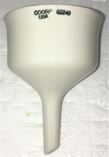 Used CoorsTek 60240/66240 Buchner Funnel - 87mL - For 50 to 55mm Paper