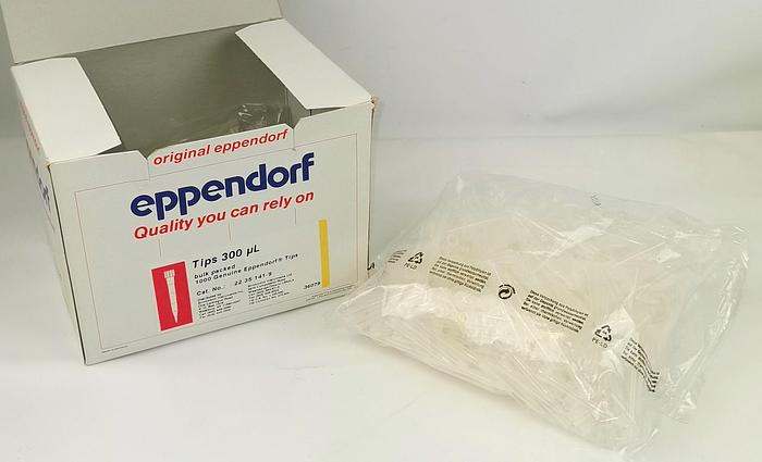 New Open Box Eppendorf 2235141-9 Pipette Tips` - 300µL (Box of 1000)