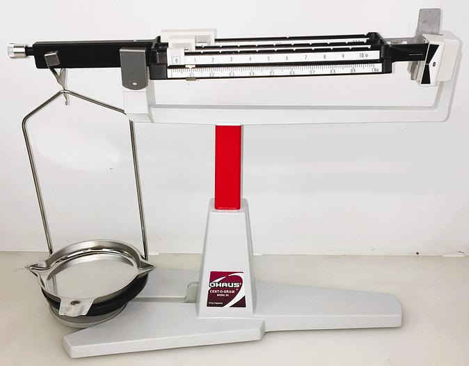 New Open Box Ohaus Cent-O-Gram 311 Triple Beam Balance (311g x 0.01g)