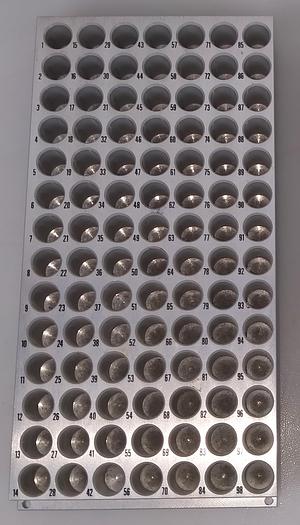 Used Agilent G6500-80101 CTC PAL Sample Vial Rack - 98x2mL / 78x1mL