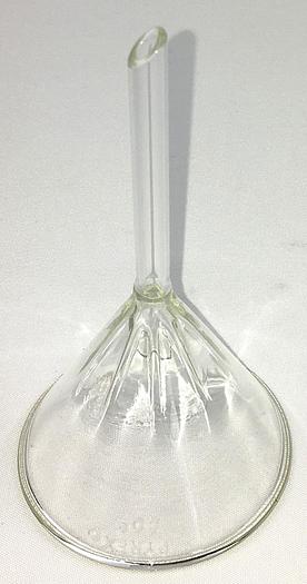 Used Corning PYREX 6180-65 Fluted 60° Angle Funnel 