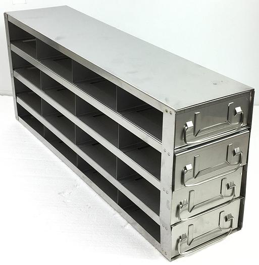 New Open Box Crystal Technology UFD-442 Upright Freezer Racks for Standard 2" Boxes