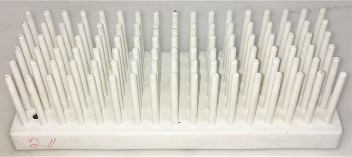 Used Endicott-Seymour ES207 Polypropylene Tube Rack - 80 x 10-13mm