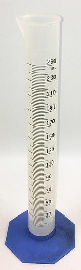 Used Nalgene 3662-0250 Plastic Graduated Cylinder - 250mL