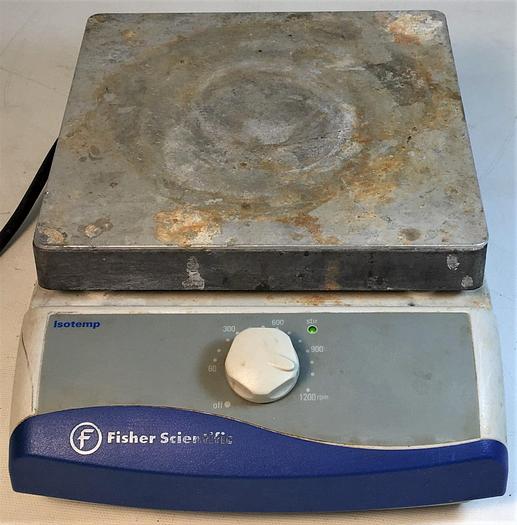 Used Fisher Isotemp 11-700-49S Aluminum Magnetic Stirrer (7" x 7" Plate)