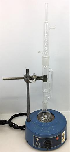 Used Soxhlet Extraction Kit with Barnstead Electrothermal CM0250-CEX1 Heating Mantle - 250mL