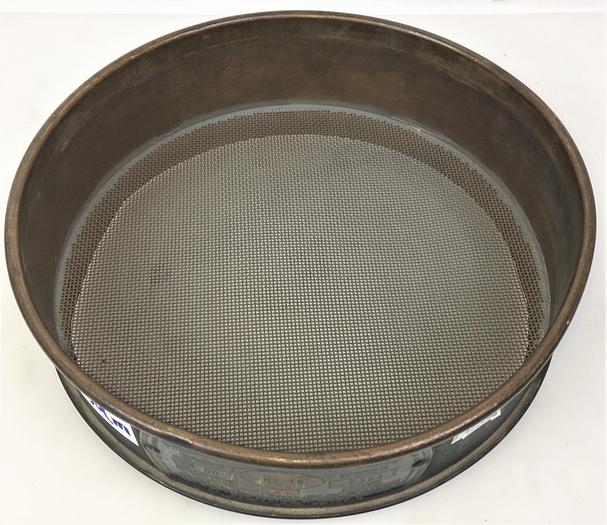 Used Tyler #18 Brass 8" Sieve