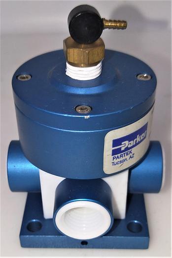 New Open Box Parker PV-2-1344-E Miniature Pneumatic Diaphragm Valve