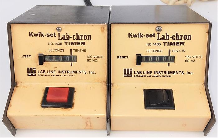 Used Lab-Line 1405 KwikSet Lab-Chron Timer