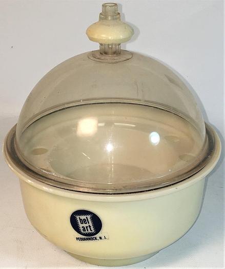 Used Bel-Art Plastic Vacuum Desiccator - 155mm ID