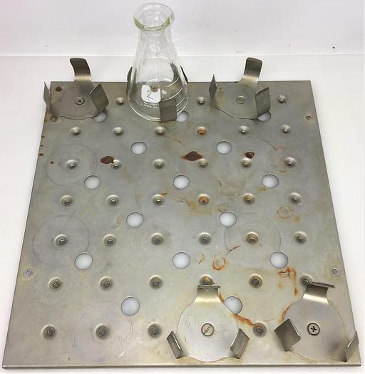 Used Shaker Platform with 5 x 125mL Flask Clamps - 12" x 11.5"