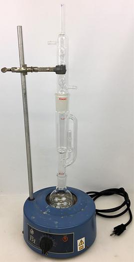 Used Soxhlet Extraction Kit with Barnstead Electrothermal CM0250-CEX1 Heating Mantle - 250mL