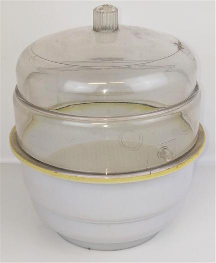 Used Bel-Art F42025-0000 Plastic Vacuum Desiccator - 240mm ID