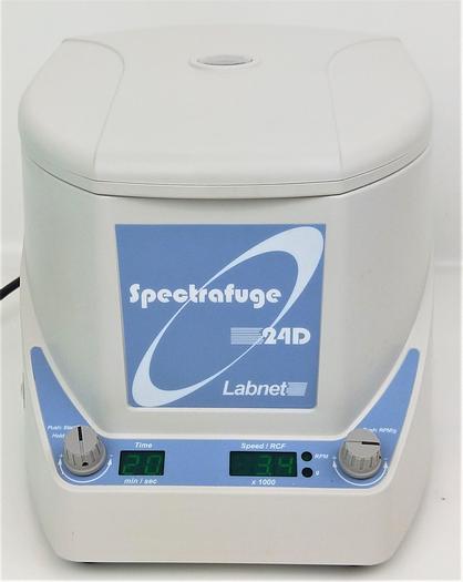 New Open Box Labnet Spectrafuge 24D MicroCentrifuge - 24 x 1.5 - 2mL