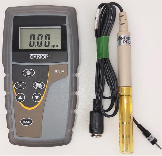 Used Oakton TDS 6+ Digital TDS-Conductivity Meter with Probe