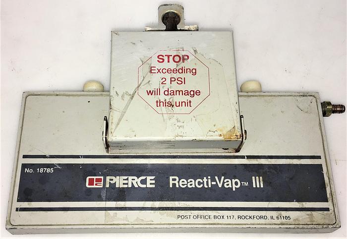 Used Pierce Reacti-Vap III 18785 Evaporating Unit