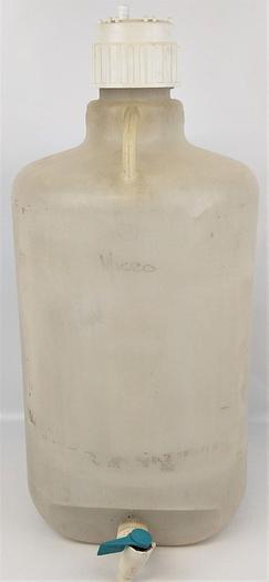 Used Nalgene 2319-0050 Round Carboy with Spigot - 20L