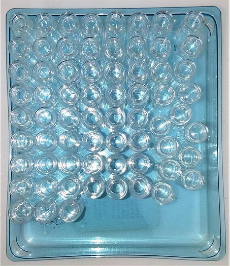 New Open Box Agilent 5181-3375 Clear Vials Without Caps - 2mL (Box of 67)