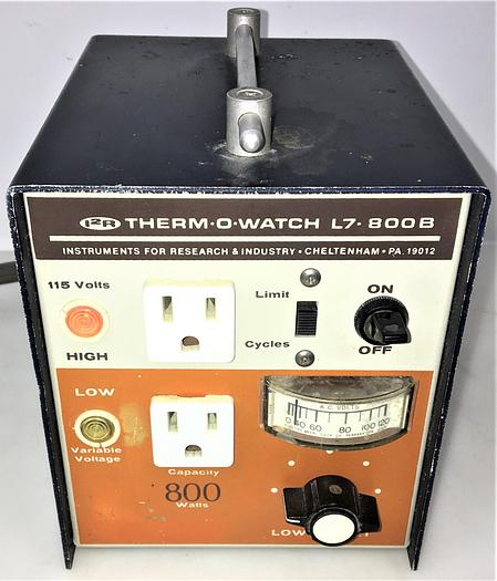 Used I2R Therm-O-Watch L7-800B Temperature Controller