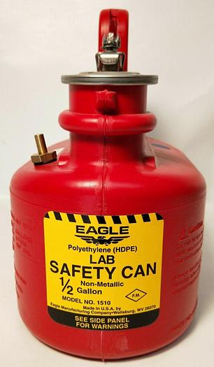 New open box Eagle 1510 Lab Safety Can - 1/2 Gallon