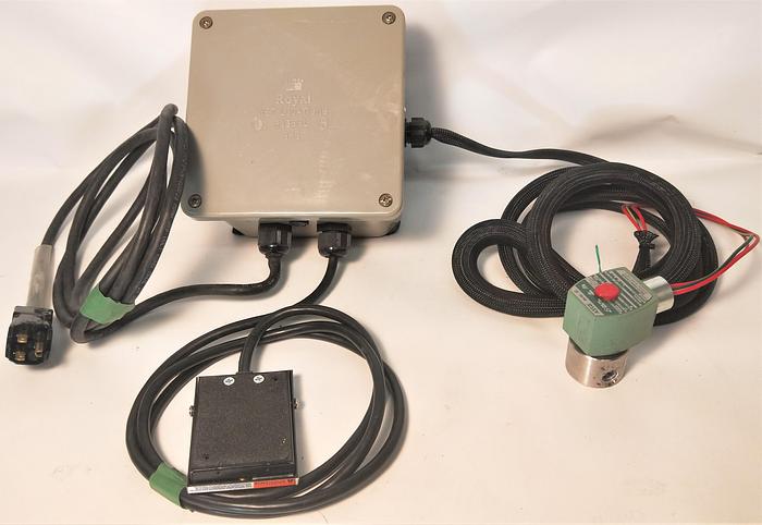 Used Treadlite II Foot Switch - Royal RBJ66L Junction Box with Macromatic Time Delay and Asco Solenoid Valve