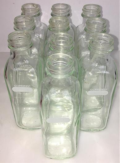 Used Corning PYREX 1372-160 Graduated Milk Dilution Bottle - 160mL (Pack of 10)