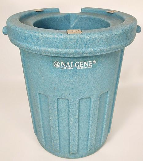 Used Nalgene 4150-4000 All-Plastic Dewar Flask - 4L