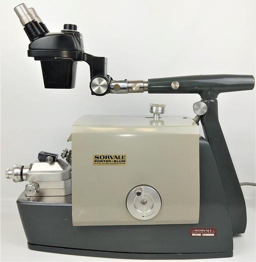 Used Sorvall "Porter-Blum" MT-2 Ultra Microtome with Bausch and Lomb Microscope Head