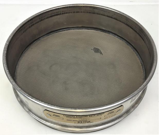 Used Tyler #500 Stainless Steel 8" Sieve - 25μm