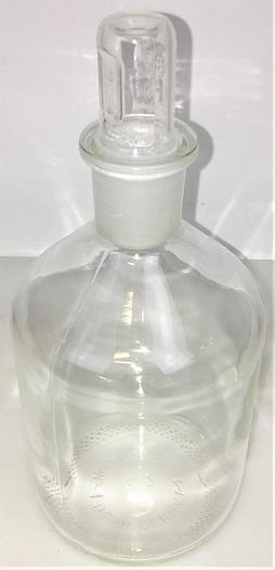 Used Corning PYREX 1500-500 Reagent Storage Bottle with Stopper - 500mL